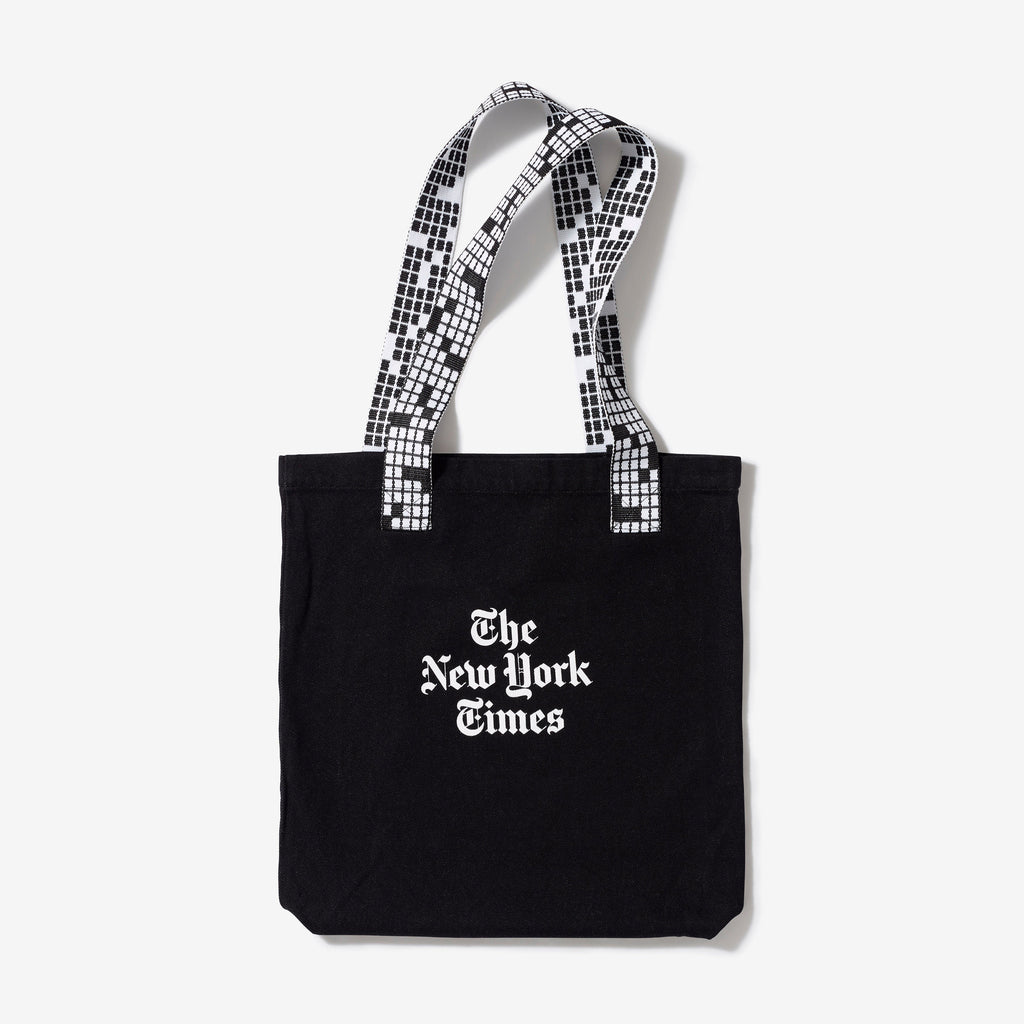 Crossword Handle Tote Bag
